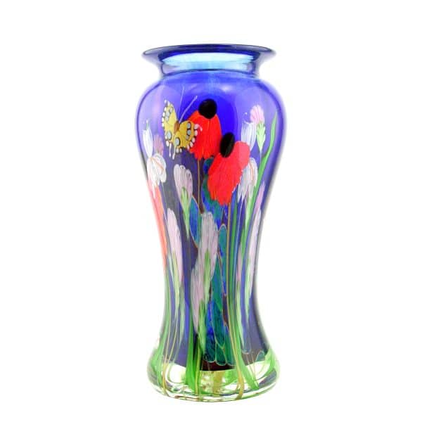 Mayauel Ward. Vase Tropique Bleu