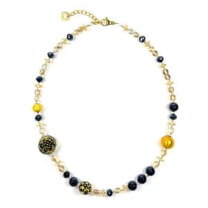 Antica Murrina. Collier Virna Noir & Or