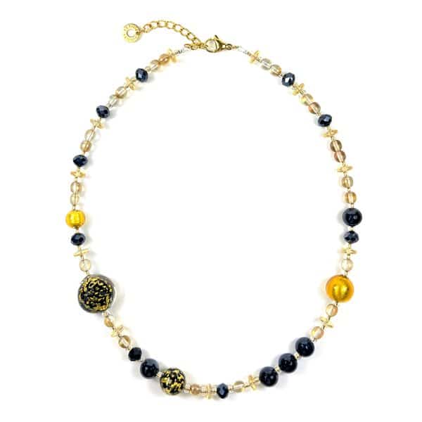 Antica Murrina. Bracelet Virna Noir & Or – Image 2