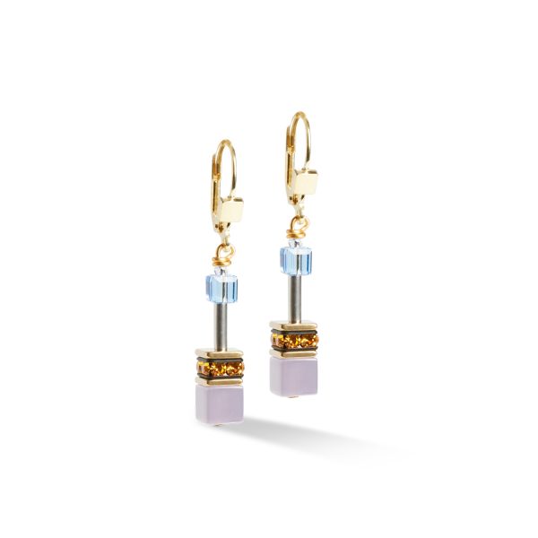 Cœur de Lion. Collier GeoCube® Iconic Festive Multicolore & Or – Image 3