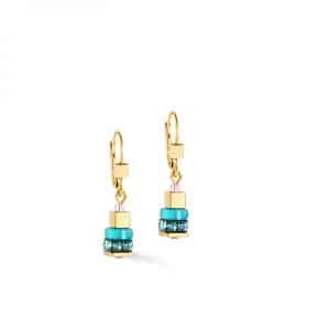 Cœur de Lion. Boucles d'Oreilles Boho Sunset Cube Rainbow