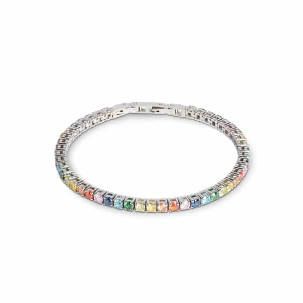 Cœur de Lion. Bracelet de Tennis Cristal & Argent – Image 4