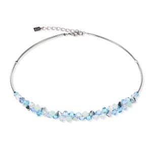 Cœur de Lion. Collier Dancing Crystal Pastel & Argent