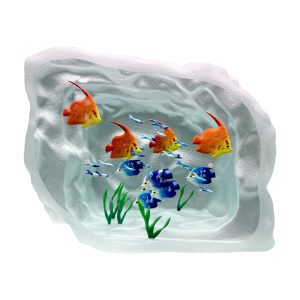 Yves Trucchi. Aquarium Orange & Bleu