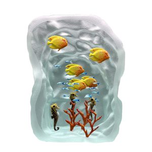 Yves Trucchi. Aquarium Jaune & Hippocampes