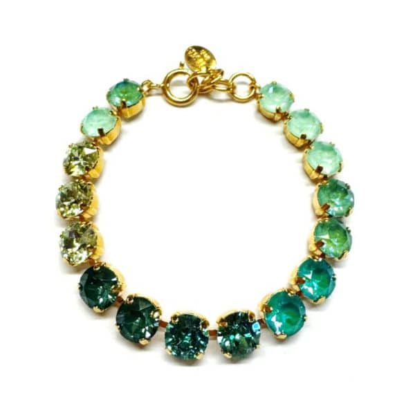 Crézus. Bracelet Cristal Fuchsia Mangue & Or – Image 6
