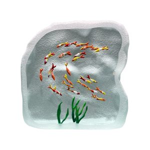 Yves Trucchi. Flaque Poissons Rouges