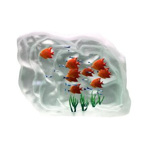 Yves Trucchi. Aquarium Orange, Sardines & Algues