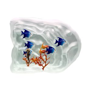 Yves Trucchi. Aquarium Bleu & Corail