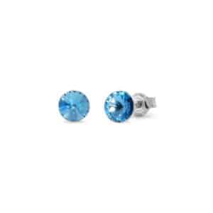 Spark. Puces d'Oreilles Candy Bleu Aquamarine