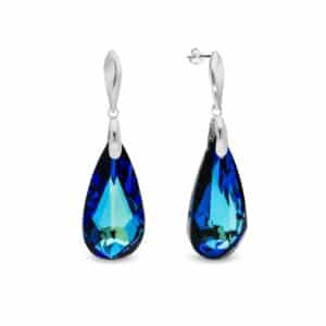 Spark. Boucles d'Oreilles Larme Bermuda Blue
