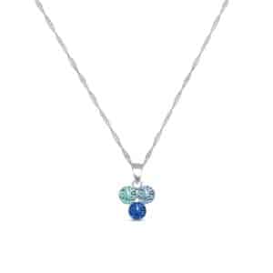 Spark. Collier Chiquito  Bleu Saphir