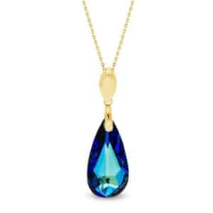 Spark. Collier Larme Bermuda Blue & Or