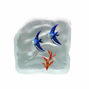 Yves Trucchi. Flaque Bleue & Corail