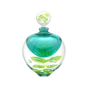 Jorge Mateus. Flacon Bulles Vert Anis & Turquoise