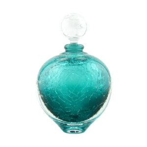 Jorge Mateus. Flacon Cristaux Turquoise