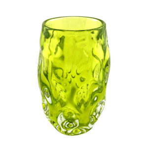 Jorge Mateus. Vase Cailloux Vert Anis
