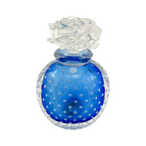 Valérien & Nathalie Desjariges. Flacon Perle Bleu Cobalt