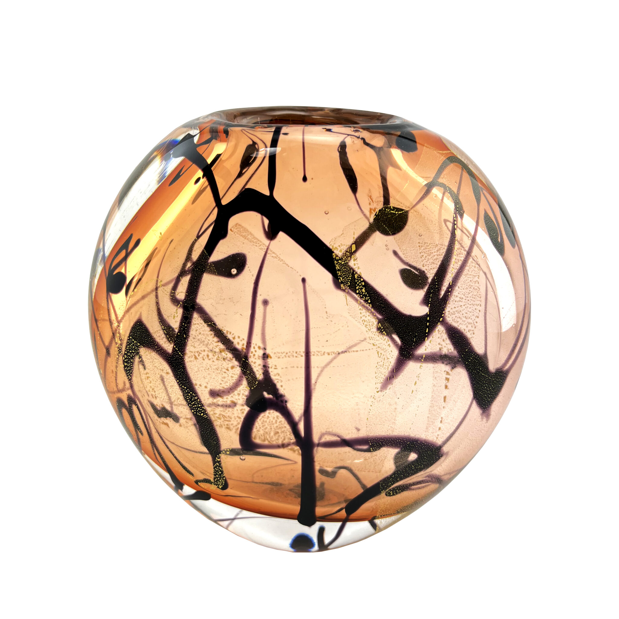 Valérien & Nathalie Desjariges. Vase Graphique Rose Thé