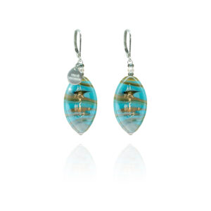 Nenè Venezia. Boucles d'Oreilles Ophelia Turquoise