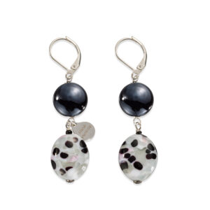 Nenè Venezia. Boucles d'Oreilles Diva Noir