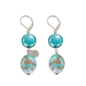 Nenè Venezia. Boucles d'Oreilles Diva Turquoise