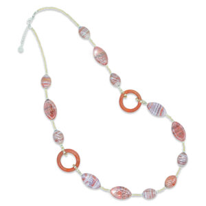 Nenè Venezia. Collier Long Ophelia Corail