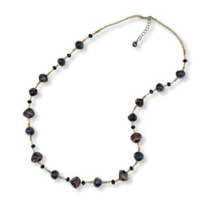 Nenè Venezia. Collier Long Amalfi Noir