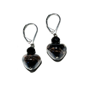 Nenè Venezia. Boucles d'Oreilles Amalfi Noir