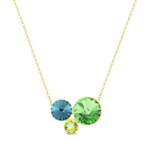 Spark. Collier Candiglow Vert Péridot & Or