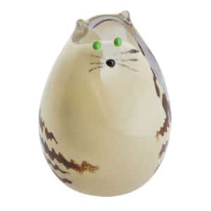 Caithness Glass. Chat Tigré