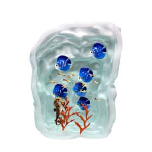 Yves Trucchi. Aquarium Bleu, Hippocampes & Coraux