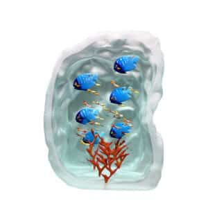 Yves Trucchi. Aquarium Bleu & Corail