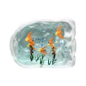 Yves Trucchi. Aquarium Orange & Hippocampes