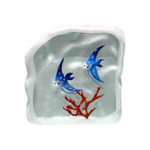 Yves Trucchi. Flaque Bleu & Corail