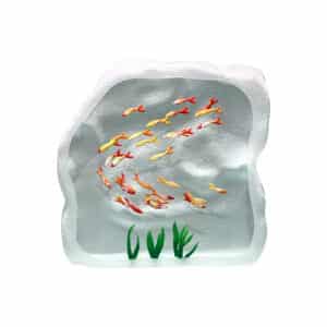 Yves Trucchi. Flaque Poissons Rouges