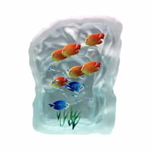 Yves Trucchi. Aquarium Orange & Bleu