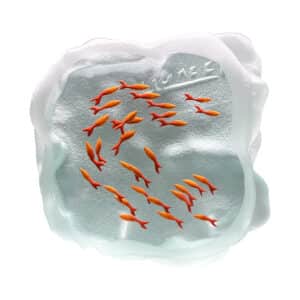 Yves Trucchi. Flaque Poissons Rouges