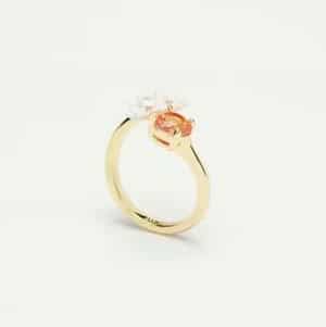 Les Néréides. Bague Ajustable Bal de Printemps